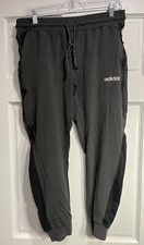 Adidas The Jogger Sweatpants Pants Tapered Mens Size Large Green Black Athletic
