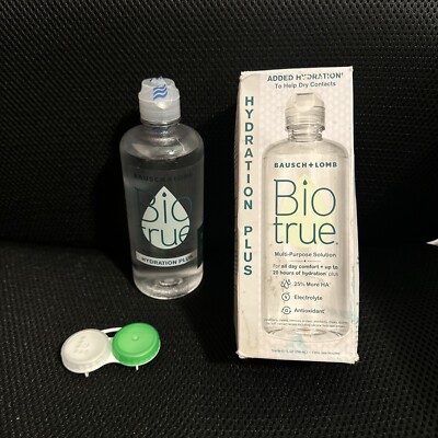 Biotrue Hydration Plus Contact Multi-Purpose Solution/lens Holder