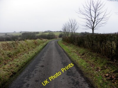 Photo 6x4 Esker Hill Road Ballyreagh/H6559 Heading south-east at Aghnaga c2015