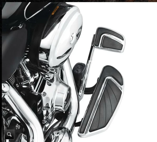 Pastilla de pedal de freno de flujo de aire grande negra para Harley 08-más tarde Trike Ultra Road Glide E Foto 4 de 4