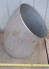 10" Stainless Steel 45 Degree Elbow Sch 10 Butt Weld