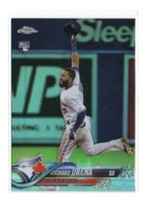 2018 Topps Chrome Refractor Rookie #43 Richard Urena TORONTO Blue Jays