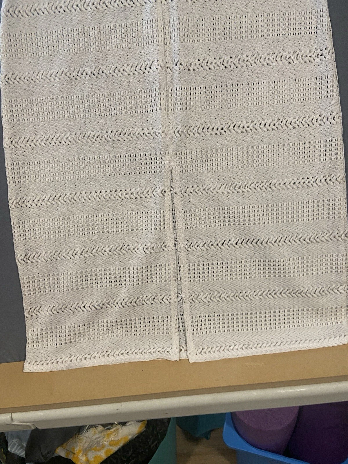 OFF WHITE Abito copricostume da bagno Shade & Shore bianco sporco donna maglione medio maxi vacanza