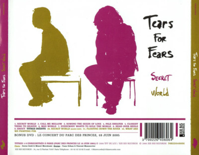 TEARS FOR FEARS - SECRET WORLD - CD + DVD LIVE IN PARIS, PARC DES  