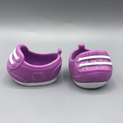 Hello Kitty Shoes for Dress Up Plush 2012 Sanrio Jakks Purple Rare