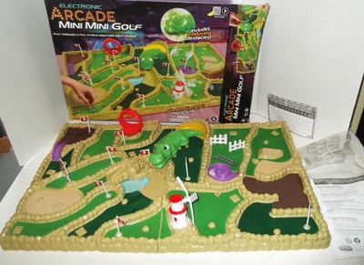 Mini Golf Game Electronic Arcade Crazy Working Complete Moving Obstacles