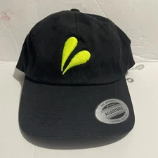 The Classics Yupoong Hat Adjustable Black Hat Logo Green Baseball Embroidered