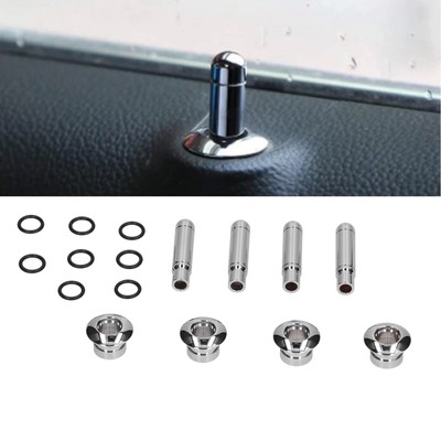 8pcs Car Door Lock Pin With Cover ABS Chrome For TRAX/Cruze/Malibu