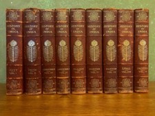A History of India Williams Jackson Grolier London 1906 9 vol set #715 of 1000
