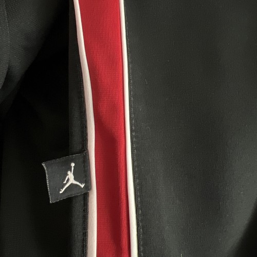 JORDAN PANTS L LARGE BLACK RED YOUTH WARM UP PANTS $45 - Picture 4 of 7