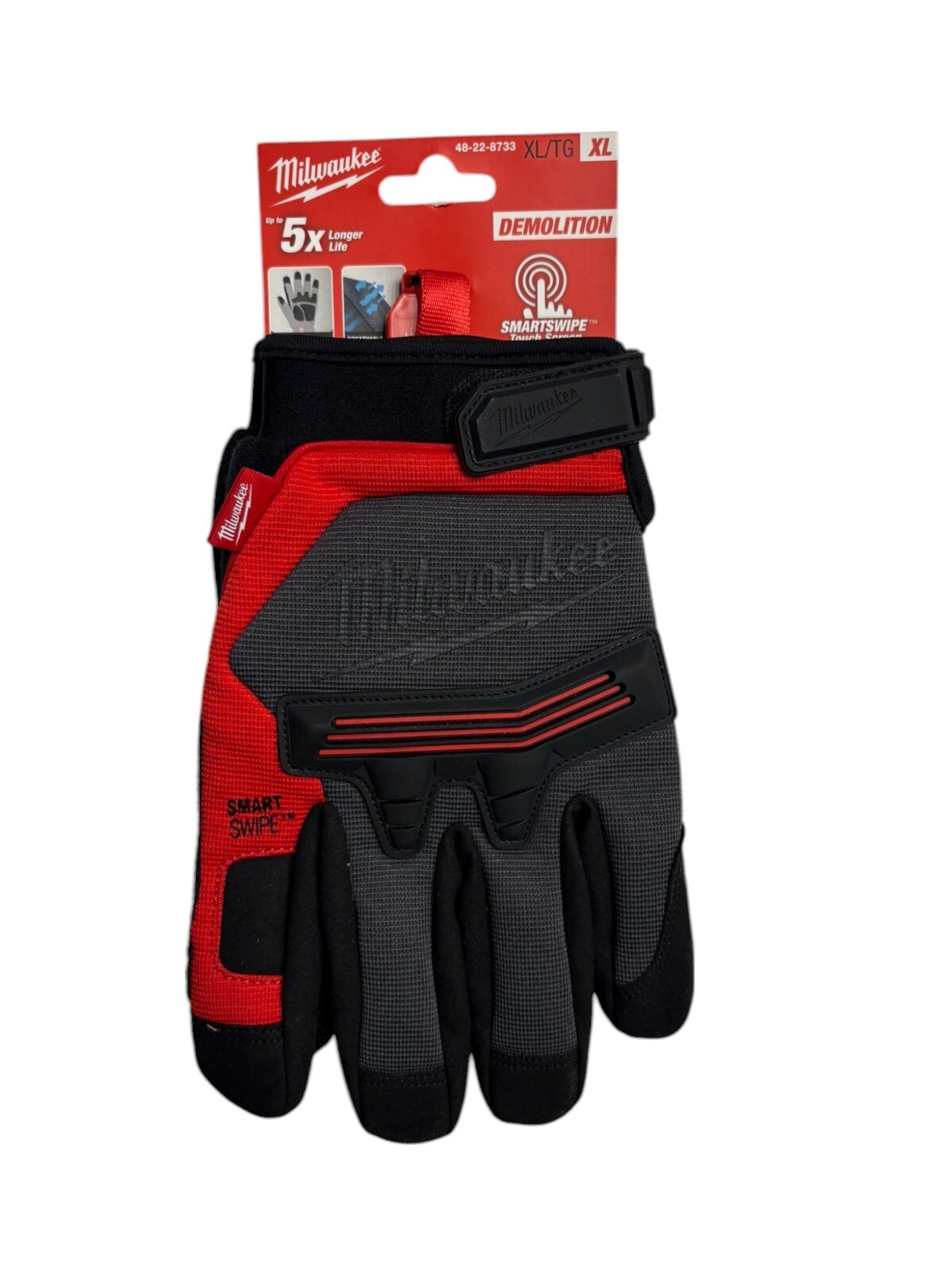 Milwaukee Demolition Gloves  48-22-8733 w/ SmartSwipe - XL - Brand New