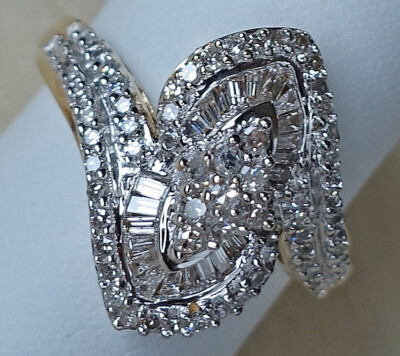 1 Ct   Brillant Ring in aus 585 14kt Gold mit Diamant Brillanten Diamond  8905