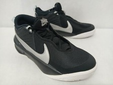 Nike Kids' Team Hustle D 10 GS Basketball Shoes CW6735-004 Black Silver Sz 5