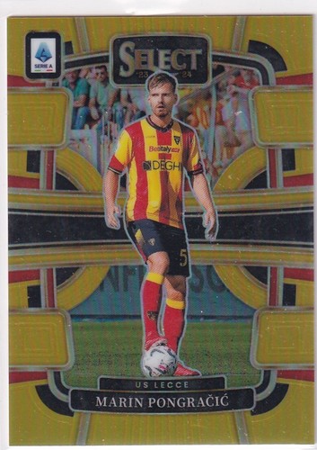 Panini Select Serie A 2023-24 No. 90 Marin Pongracic Gold Prizm 2/10 SP
