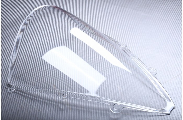 Bulle Aprilia RS4 125 transparente contre le vent avec base carbone noir - 2