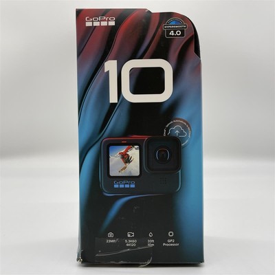 GoPro HERO10 Black Bundle - Wasserdichte Action-Kamera mit Front-LCD und Touch-R