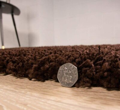  SCHLAFZIMMER DICK GROSS SHAGGY TEPPICHE WOHNZIMMER RUTSCHFEST FLUR LÄUFER RUG CARPET