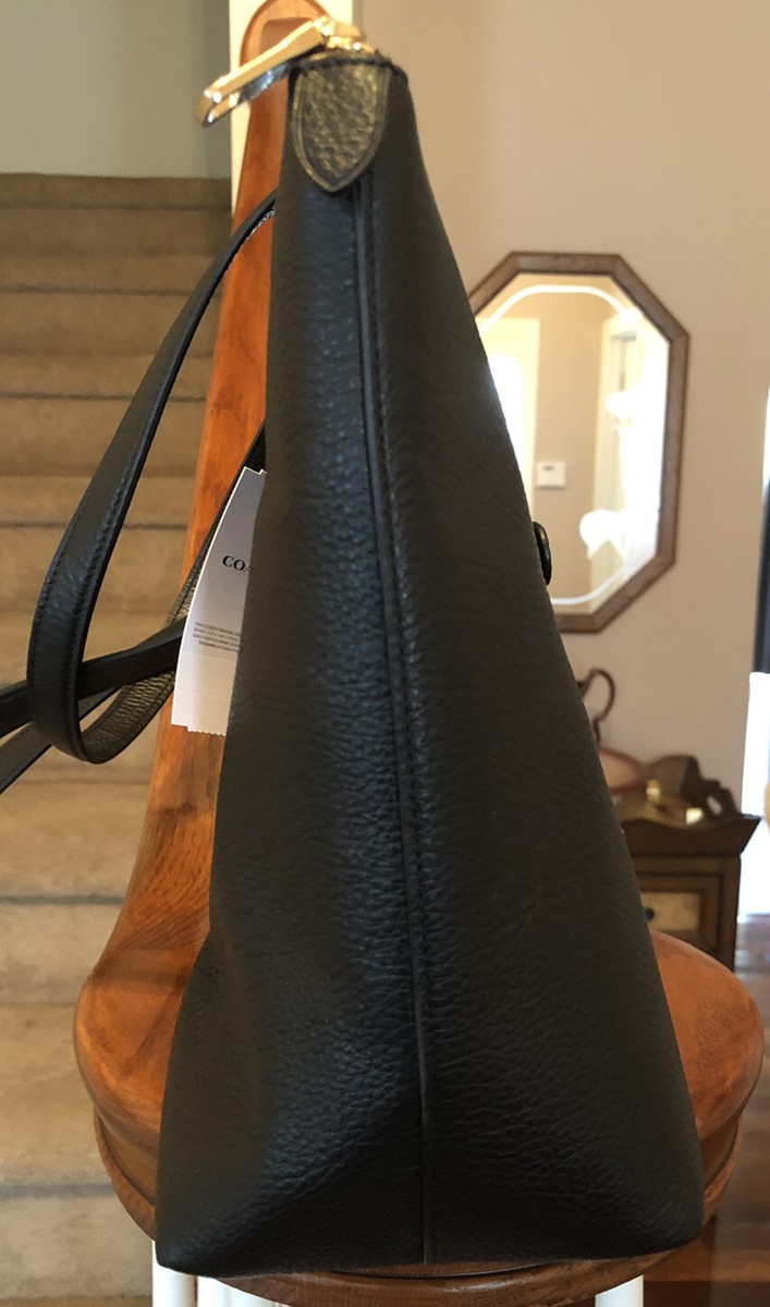 NWT Coach GALLERY TOTE With DIARY Embroidery BLACK Multi