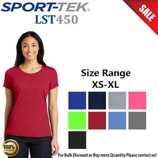 Sport-Tek Womens Short Sleeve Competitor Cotton Touch Scoop Neck T-Shirt LST450