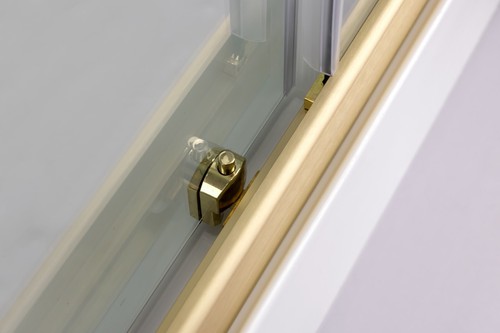 800x800mm Modern Gold Hydro Shower Cabin Cubicle Enclosure Spa Room Bathroom Pod - Picture 21 of 22