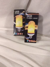 New EZ Illuminations LED Flame Standard Base Bulb 120v 1.5 Watts Warm white