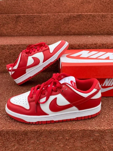 Brand New CU1727-100 Nike Dunk Low SP White University Red St. John's (Men's)