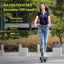 🔥 NAVEE S65 Smart Electric Scooter | 50 Mile Range & 19.8 MPH 🔥