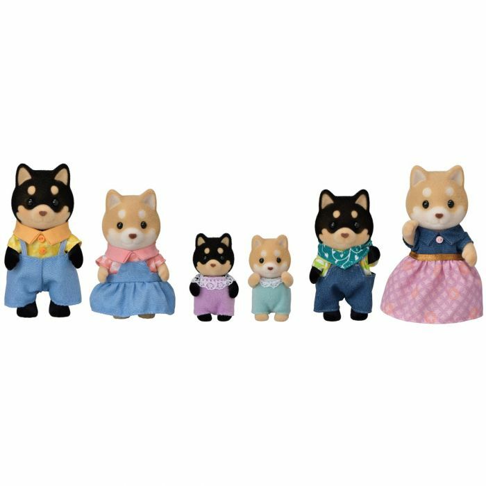 Sylvanian Families Calico Critters Shiba Inu Dog Family Epoch
