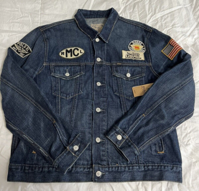 Polo Ralph Lauren 1967 USRL Riders Patchwork Men's XL Denim