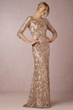 BHLDN Tadashi Shoji Yvonne Dress Gown Size 4