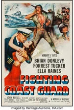 FIGHTING COAST GUARD RARE WAR ACTION FILM  ON DVD !  