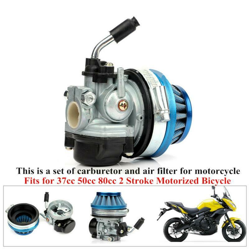 Metal Carburetor With Air Filter Part For Motorcycle Bike 37/50CC 80CC Universal
