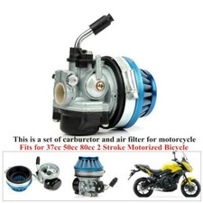 Carburador de metal con pieza de filtro de aire para moto 37/50CC 80CC universal