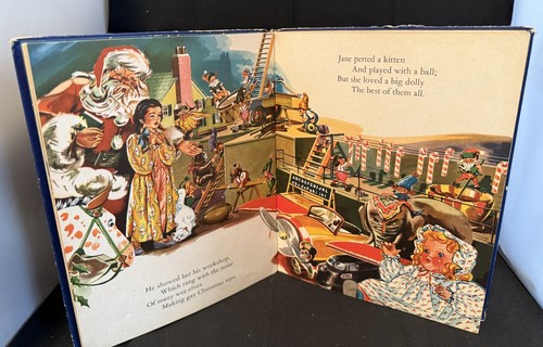 Vtg 1946 Christmas Book-Little Janie's #3286 - Picture 10 of 11