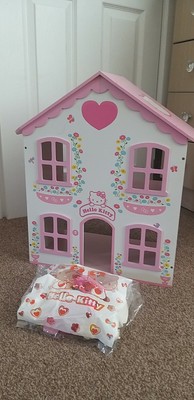 hello kitty wooden dollhouse
