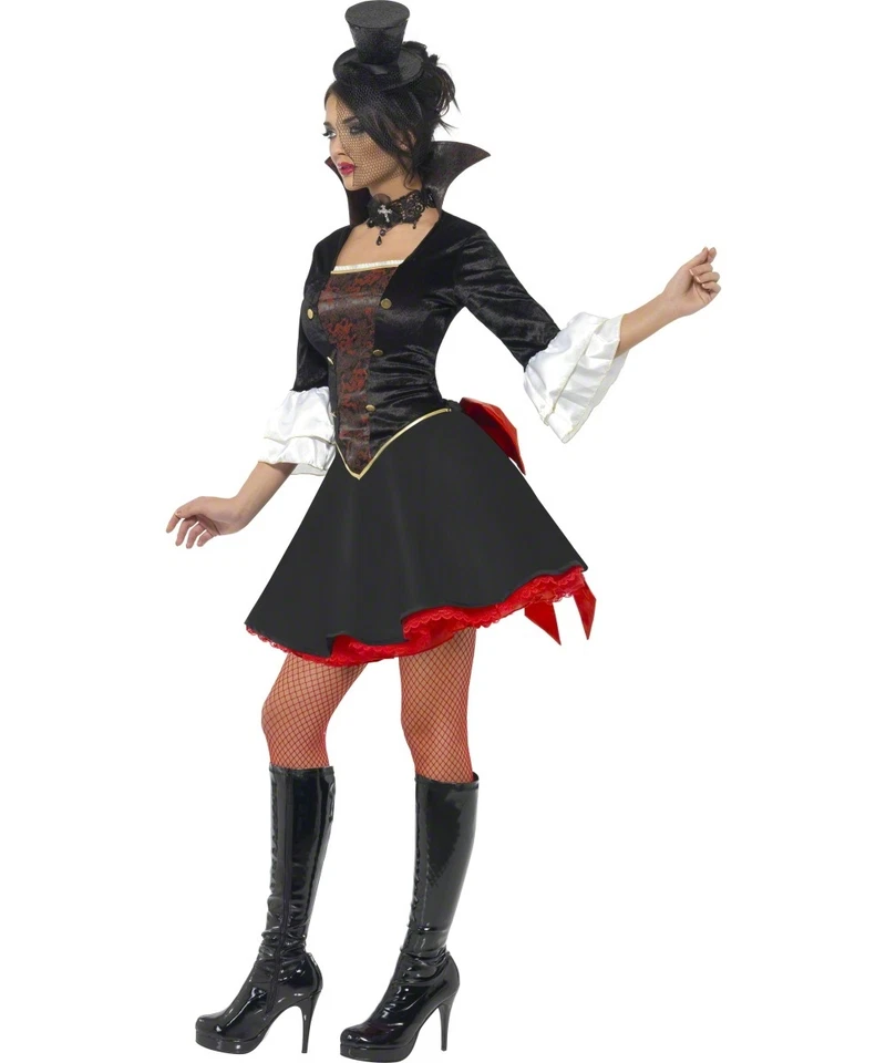 Sexy Disfraz de Princesa Vampiro Gótico Halloween Adulto Foto 4 de 4