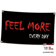 Gym Banner 5x3 FT Inspirational Workout Tapestry, Motivational Wall Decor