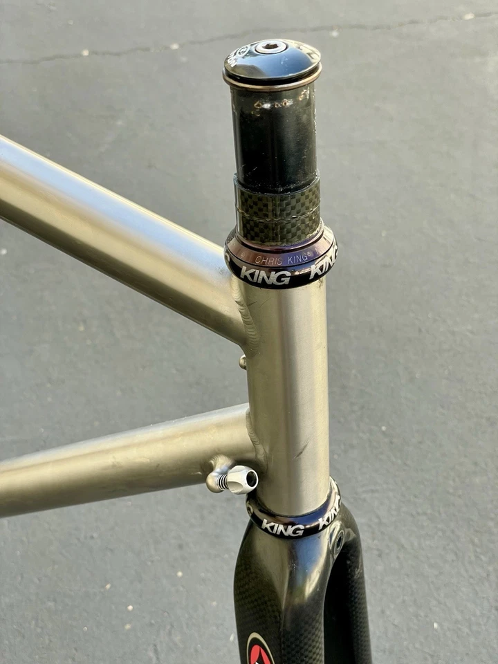 Litespeed Natchez Titanium Road Bike Frameset Chris King / Easton EC90 Carbon - Image 2 of 4