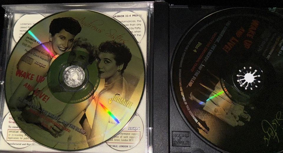 Andrews Sisters ‘Wake Up & Live: Songbook’ 4CD Box Set EX Condition Foto 3 de 4