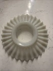 Vintage White Milk Glass Petticoat Lamp Shade (small Crack)