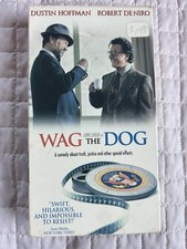 Wag the Dog, VHS, 1998, Dustin Hoffman, Robert De Niro, Satire Comedy Movie