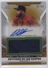 2025 Pro Debut Jumbo Relic Gold Refractor 7/50 Deyvison De Los Santos Auto 1nx2