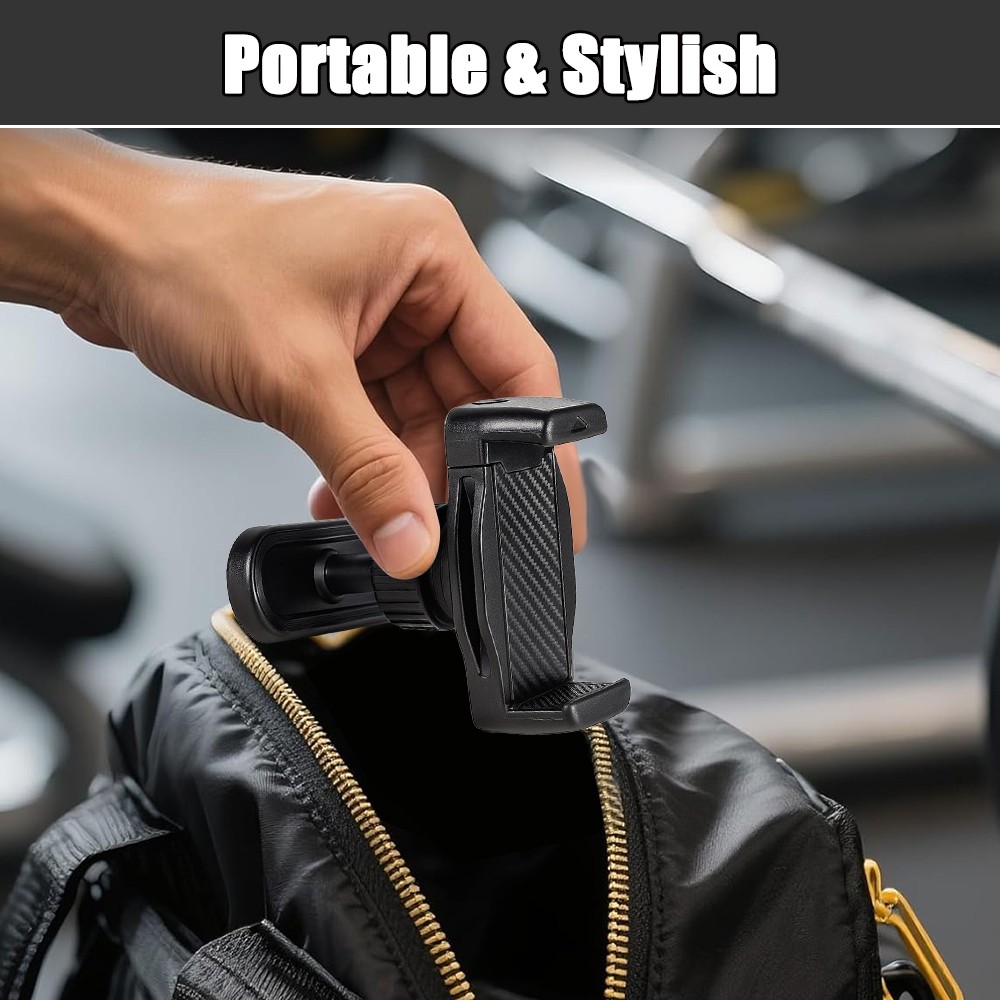 Magnetic Phone Holder 360° Adjustable Smartphones Mount for Gym Golf Cart Car		