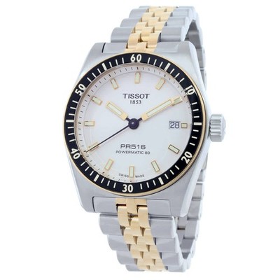 Tissot PR516 Powermatic 80 Automatic White Dial Men's Watch T1494072201100
