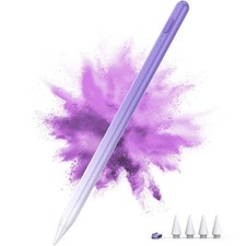 DEGGE Stylus Pen for iPad 2018-2025, 15Mins Fast Charge standard, Purple