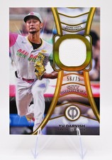 2025 Topps Tribute Yu Darvish Tributaries Relic City Connect Gold */75* Padres