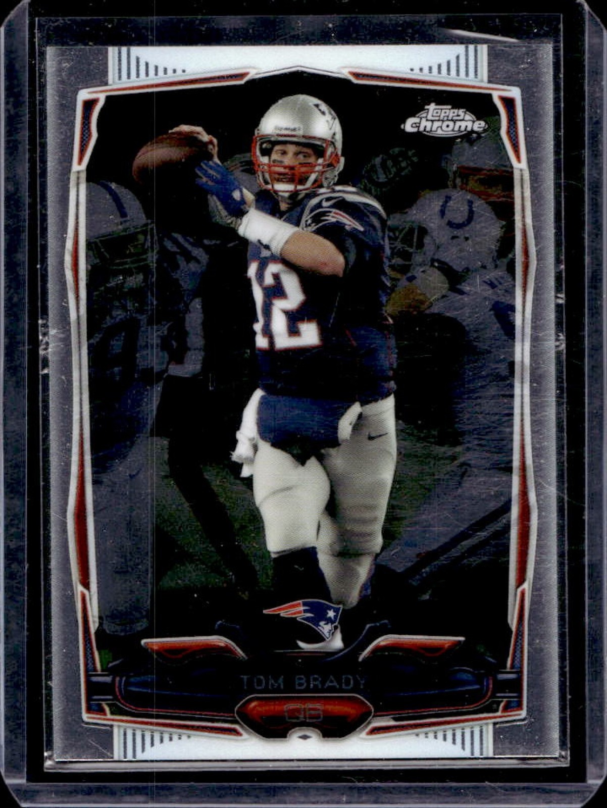 2014 Topps Chrome Tom Brady #62a Patriots