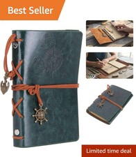 Classic Embossed Nautical Journal - 5 Vintage Sketchbook for Nature Lovers