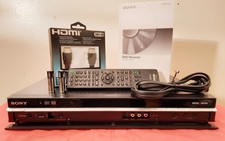 Serviced-HDD Cleaned-SONY RDR-HX780 DVD Player/Recorder 160GB HDD HDMI Remote