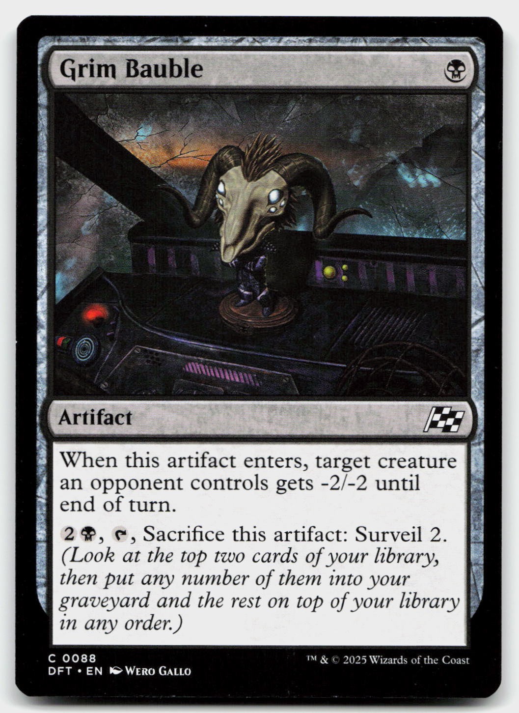 Grim Bauble 88 Common Aetherdrift Magic: The Gathering Near Mint